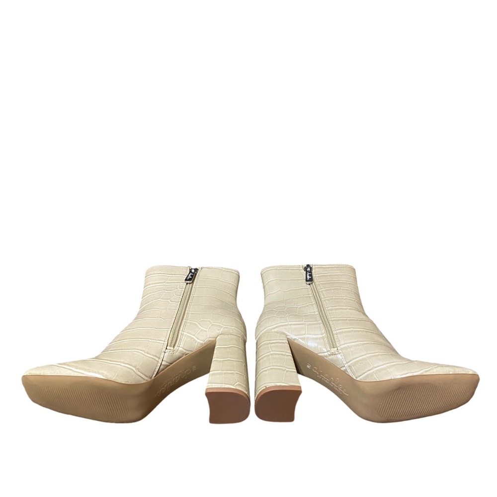 NWT Teigan Womens Faux Leather Ankle Boots - Picture 4 of 4